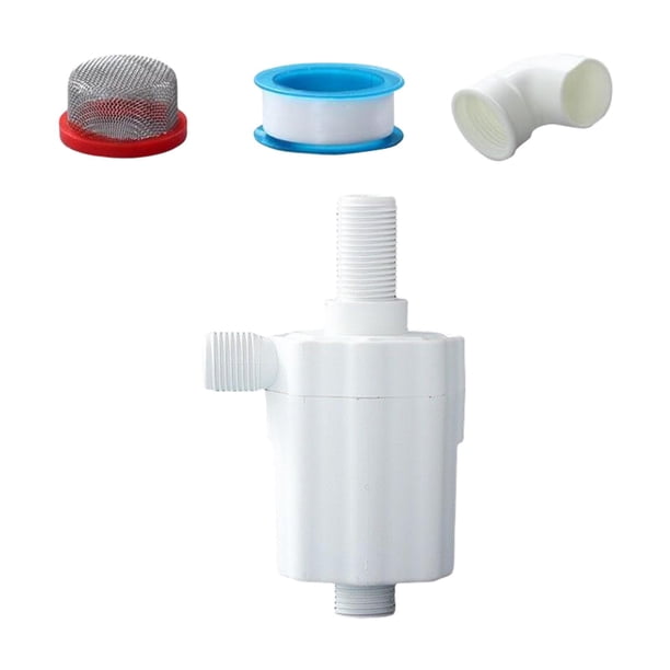 Control de niveles de líquido de agua duradero de entrada de agua de bola flotante completamente automático para piscinas accesorios de repuesto de , Parte Parte superior exterior de 1/2inch