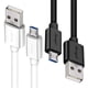 thumbnail image 1 of Cable micro USB DEEGO con cargador Android extra largo de 3 m y 2 m, 1 of 7