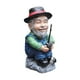 thumbnail image 2 of Estatua En Miniatura De Pescador, Adorno De Mesa Para Armarios, Estantes, Multifuncional, Anciano, 2 of 3