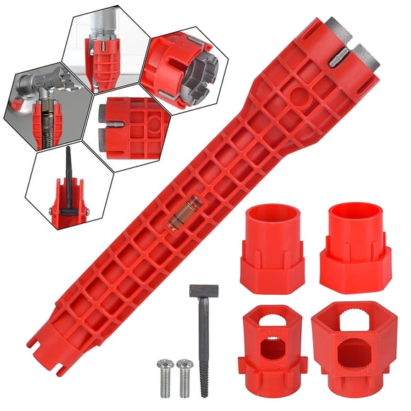 Llave multifuncional KUZIUA 14 en 1 para inodoro, lavabo, etc.