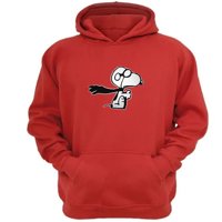 Genérico - Polerón Canguro Snoopy Rojo Talla M Unisex