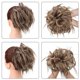 thumbnail image 3 of Xiao Hua Peluca y accesorio para el cabello despeinados, 1 pieza de bucle de cabello ondulado y esponjoso de 5.9 * 5.12 * 3.94 pulgadas, estilo diadema pre-esponjosa con banda elástica, color rojo., 3 of 3