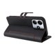thumbnail image 3 of Premium Wallet Case for Xiaomi Redmi Note 14 4G with Card Slots & Kickstand, Flip Cover Black, 3 of 6