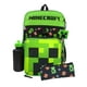 thumbnail image 1 of Juego de mochilas escolares Minecraft para NIÑOS negro 5 piezas, 1 of 3