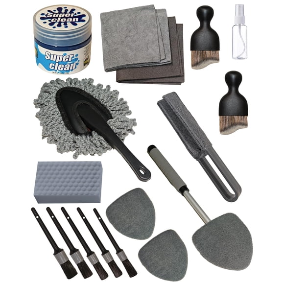 Kit de decoración del interior del coche oesee, 18 piezas, para ventanas y salpicadero