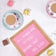 thumbnail image 2 of Tablero de letras de fieltro Hiflyer 25 x 25 cm rosa, 2 of 7