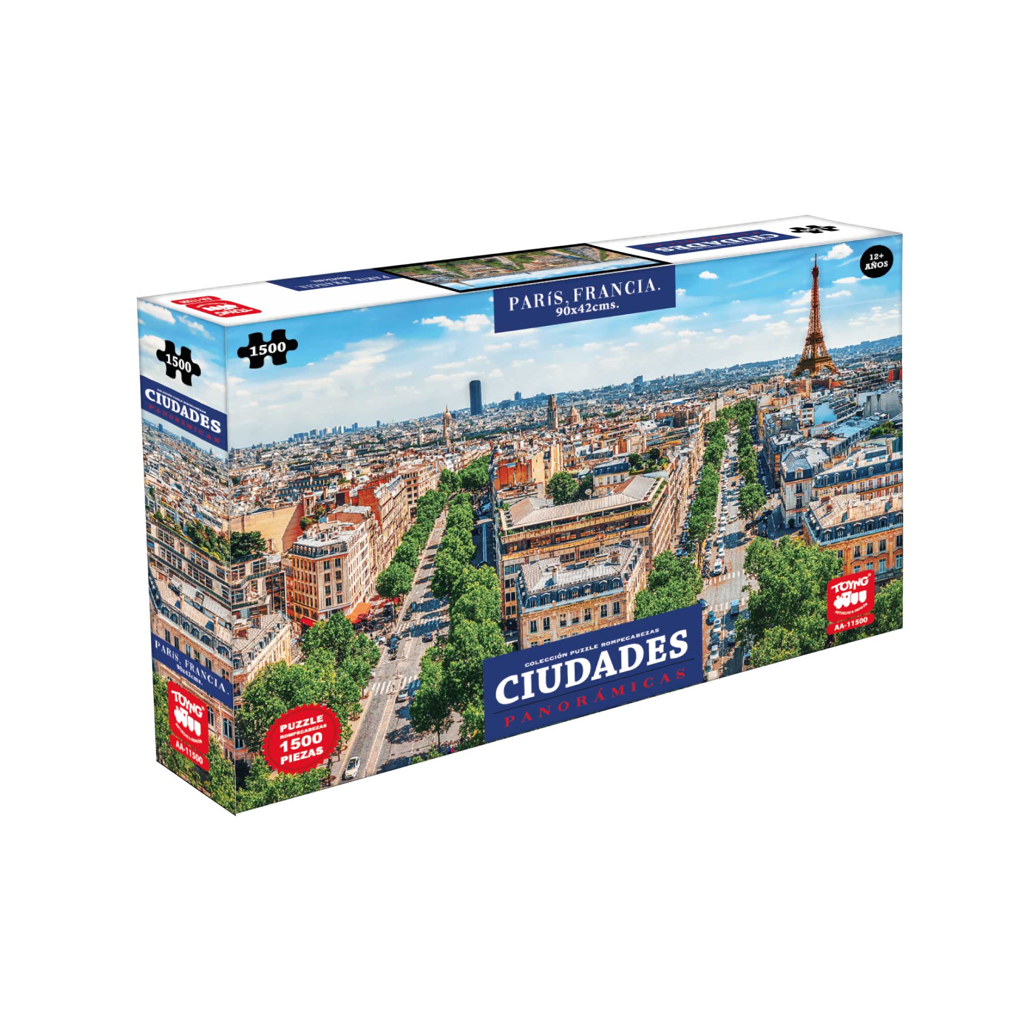 Puzzle París Panorámico (1500 Piezas) - Toyng