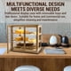 thumbnail image 4 of Gabinete MyGift de 3 Niveles en Madera de Acacia con Exhibidor de Acrílico, 4 of 9