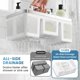 thumbnail image 3 of Cesta de Ducha BYUNER de 4 Compartimentos Blanco/Plateado, 3 of 9