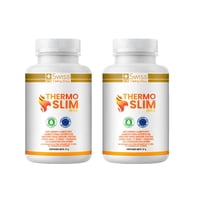 Swiss Nature Labs - Suplemento Alimenticio Thermo Slim Quemador De Grasa 120 Capsulas Sin Azucar Con Ginseng Panax