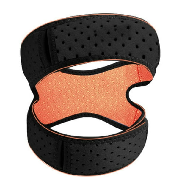 Correa de rodilla para aliviar el dolor de rodilla, soporte ajustable para correr, tenis, recuperación de lesiones y protección.