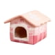 thumbnail image 3 of Camas Para Gatos Para Gatos De Interior, Extraíble, Lavable, Encantadora Cama Para Dormir, Cama Para Gatos, Cueva, Rosa, S, 3 of 5