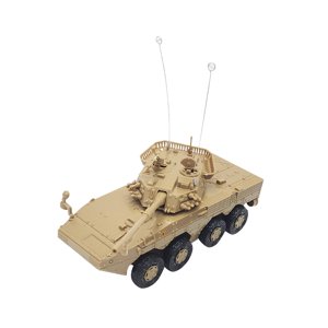 Magideal - Vehículos A Escala 1/72, Modelo De Tanque 4D, Modelo De Construcción, Rompecabezas De Autoensamblaje En Miniatura Para Exhibición De Regalo, Café Ligero