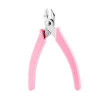 Ioensy - Alicates Para Decoración De Uñas, Recogedor De Decoraciones Para Uñas Postizas, Clip Para Dar Forma A Spas, Color Rosa