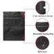 thumbnail image 4 of Bolsas a prueba de olores GoodtoU 7,5 × 10 cm paquete de 100 negro mate, 4 of 7