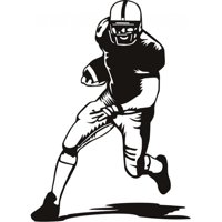 Rienda Libre Graphics - Decomural American Football Player Sports Gym Ws-18575