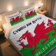 thumbnail image 1 of [Wales Red Dragon Pride] CYMRU AM BYTH Wales Red Dragon Pride Duvet Cover Set Hypoallergenic Soft Bedding AllSeason Comfort, 1 of 1