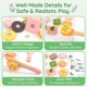 thumbnail image 2 of Set de Juego de Galletas de Madera WOODENFUN – Cortar y Hornear, 2 of 6