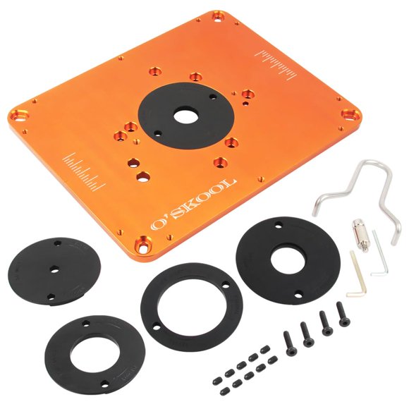 Placa de inserción para mesa fresadora O'SKOOL Precision Aluminum