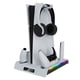 thumbnail image 1 of Base de Enfriamiento y Soporte de Carga Dual AARONMEI PS5 Slim RGB Blanco, 1 of 3