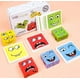 thumbnail image 3 of Juego De Puzzle Didactico Bloques De Madera Expresiones, 3 of 6
