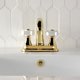 thumbnail image 3 of Grifo para baño Kingston Brass KS7612PX de 10 cm, latón pulido, 3 of 5