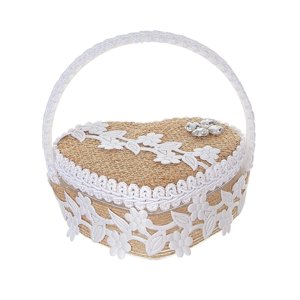 Magideal - Caja Para Guardar Anillos De Boda, Cesta Para Dama De Honor, Organizador De Flores De Boda, Cesta Para Niña, Soporte Para Anillos Para Recuerdos De Fi Estilo A