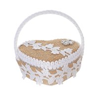 Magideal - Caja Para Guardar Anillos De Boda, Cesta Para Dama De Honor, Organizador De Flores De Boda, Cesta Para Niña, Soporte Para Anillos Para Recuerdos De Fi Estilo A
