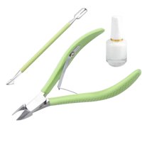 Magideal - Pinzas De Manicura Alicates De Manicura Pedicura Herramientas De Manicura Pinzas De Uñas De Acero Inoxidable Precisas Cortaúñas Para Uñas Y Uñas De Estilo C