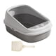 thumbnail image 4 of Cajas De Arena Para Gatos Grandes, Con Lados Altos, Para Gatos Peque?os Y Grandes, XL, Gris, 4 of 5