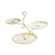 thumbnail image 5 of Soporte Para Cupcakes De 3 Niveles, Plato De Frutas Secas Para Banquetes De Fiestas, Comedor, Amarillo Y Dorado, 5 of 5
