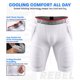 thumbnail image 2 of Faja de Fútbol Americano Exxact Sports Rebel 5 Almohadillas Blanco, 2 of 6