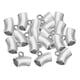 thumbnail image 3 of 50 Uds. Colgante De Collar De Cuentas De Agujero Grande Tubular Para Hacer Joyería Plateada, 3 of 5