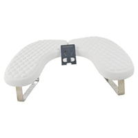 Magideal - Reposabrazos Para Uñas Con Soporte Para Teléfono, Cojín Para Manos Y Uñas, Herramienta De Manicura Cómoda Para Salón, Manicura, Mesa Y Aficionados Al Blanco