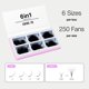 thumbnail image 4 of Pestañas Volumen CURACORO 5D 0.07 Curl D 9‑14 mm, 4 of 7