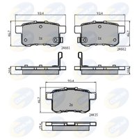 Pastillas Freno Para Auto Comline Cbp31711