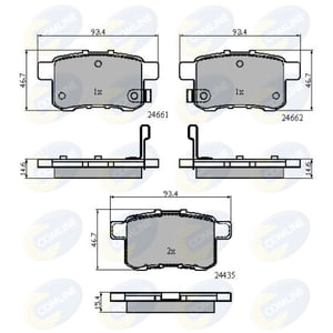Pastillas Freno Para Auto Comline Cbp31711
