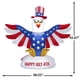 thumbnail image 3 of Inflable con ventilador Gemmy 4 pies Águila Americana Patriótica LED, 3 of 3