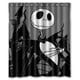 thumbnail image 1 of Cortina de ducha de Jack Skellington, juego de cortina de baño con ganchos, tamaño 60 x 72 pulgadas, 1 of 3