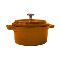 Briva Iron - Mini Olla Hierro Fundido Naranja13X5Cm