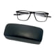 thumbnail image 3 of Gafas De Lectura Deportivas Lectores De Computadora Anti Luz Azul Para Hombres Y Mujeres Negro Gris 200 °, 3 of 5