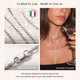 thumbnail image 5 of Collar de cadena de caja ASHINE 925 plata de ley 1 mm, 5 of 8