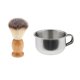 thumbnail image 3 of 2 Unids Hombres Barba Aseo Bigote Madera Afeitado Cepillo Taza Taza Taza Conjunto, 3 of 5
