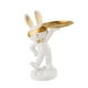thumbnail image 2 of Estatuilla De Conejo De Estilo Chino, Bandeja De Joyería Artesanal Para Decoración De Mesa De Fiesta, Color Blanco, 2 of 3