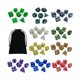 thumbnail image 1 of 70x Dados Poliédricos Acrílicos Con Bolsa De Almacenamiento Juguete De Entretenimiento Para D20 D6 Estilo C, 1 of 5