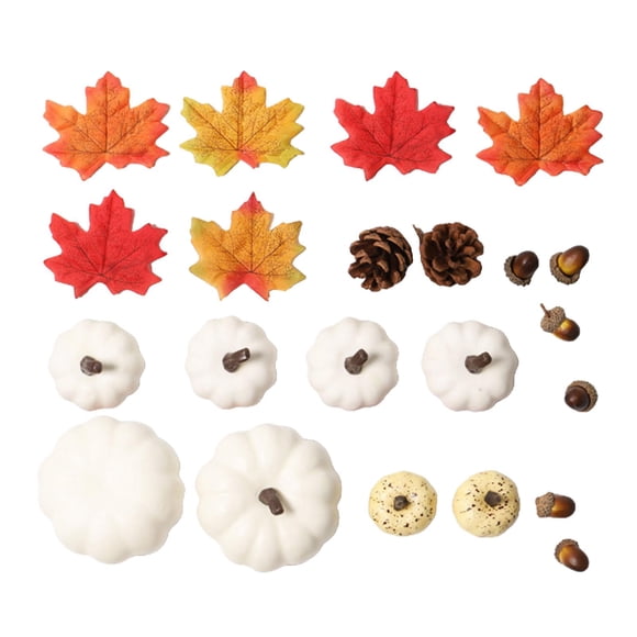Calabazas Artificiales Decoración Fotografía Prop Cosecha De Otoño Para El Estilo De Otoño A