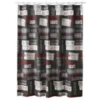 Mallorca - Cortina Para Baño Diseño Urban Con Forro 2 Piezas