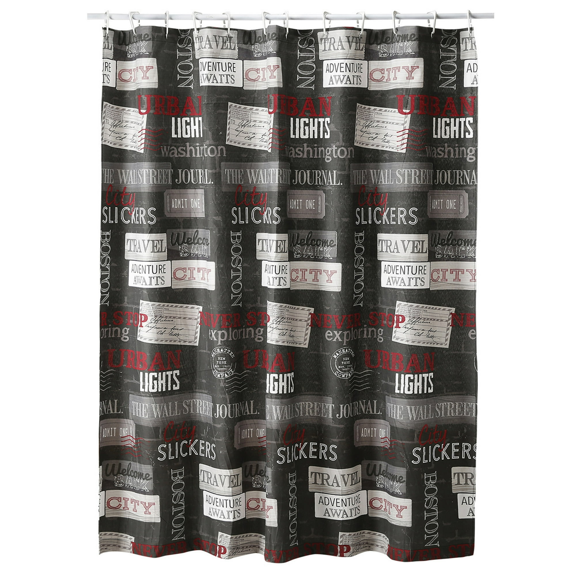 Mallorca - Cortina Para Baño Diseño Urban Con Forro 2 Piezas