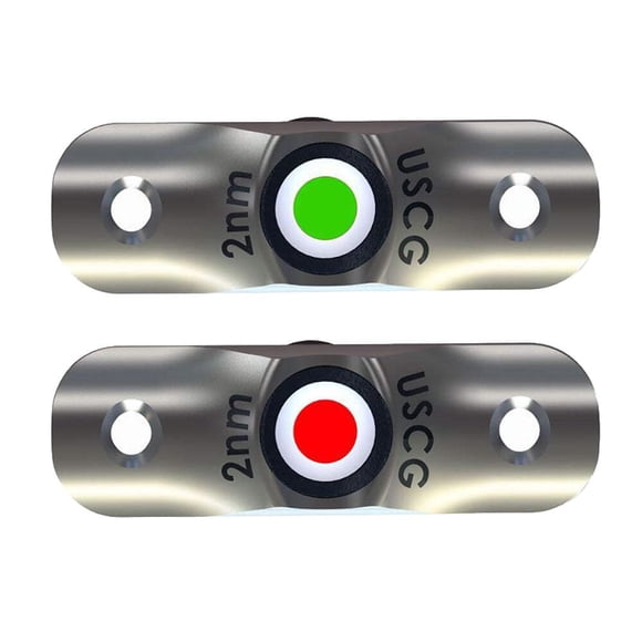 Juego de luces de navegación TACO Marine LED para regala de roce de 2,5"