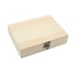 thumbnail image 4 of Caja De Madera Natural Con Tapa Con Bisagras Y Cierre Frontal, Caja De Recuerdos, Caja De Madera Lisa M, 4 of 5